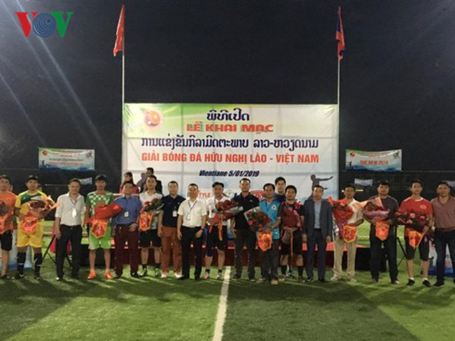 Khai mạc Giải bóng đá hữu nghị Lào – Việt Nam Vientiane 2019