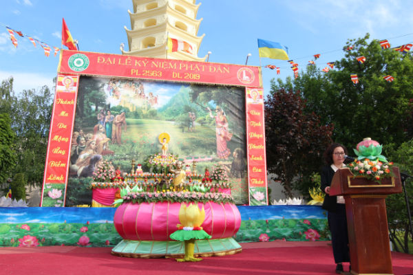 Đại lễ kỷ niệm Phật Đản Phật lịch 2563 – Dương lịch 2019 tại chùa Trúc Lâm, Ucraina