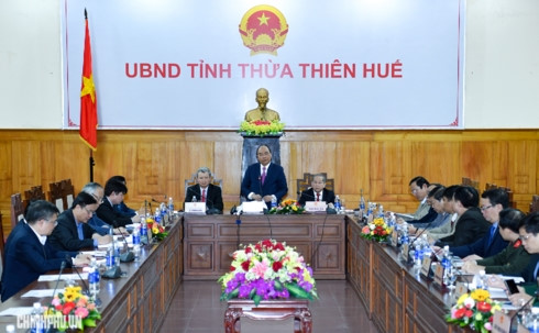 Thủ tướng Nguyễn Xuân Phúc: Thừa Thiên - Huế cần chú trọng phát triển đô thị Xanh và bảo tồn di sản