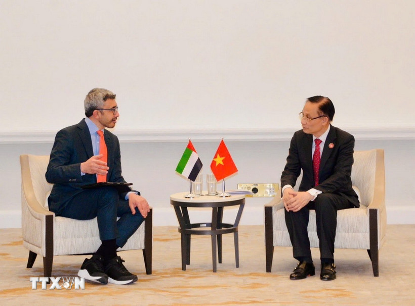 Bộ trưởng Ngoại giao Lê Hoài Trung gặp Bộ trưởng Ngoại giao UAE, Ai Cập và Thổ Nhĩ Kỳ