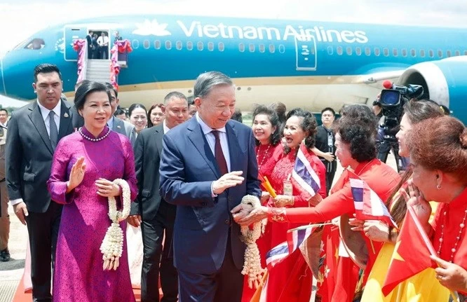 Truyền thông Thái Lan đưa tin đậm nét, tích cực về chuyến thăm của Tổng Bí thư, Chủ tịch nước Tô Lâm