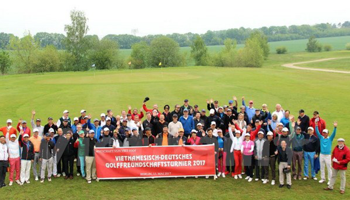 Gần 100 tay golf tranh tài ở Giải golf hữu nghị Đức-Việt 2017