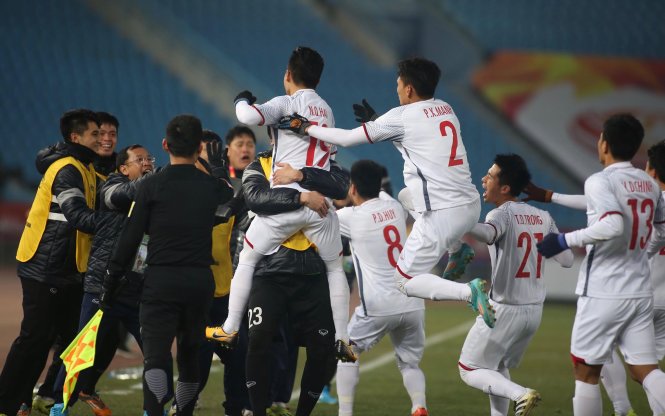 U23 Việt Nam làm nên lịch sử khi vào chung kết U23 châu Á