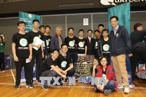 Học sinh Việt Nam tham gia tranh tài tại giải First Robotics ở Australia