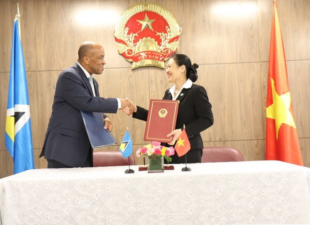 Việt Nam chính thức thiết lập quan hệ ngoại giao với Saint Lucia