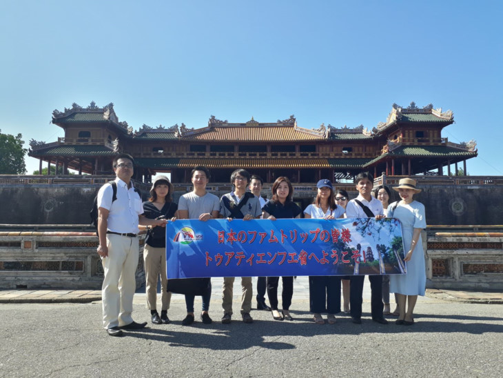 Du lịch Việt Nam: Đoàn Famtrip Nhật Bản khảo sát một số điểm du lịch tại Huế