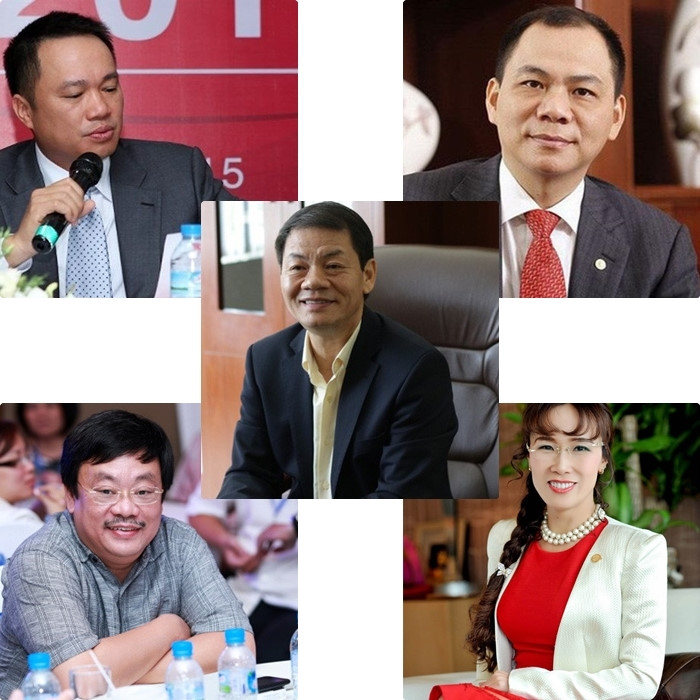 Việt Nam có 5 đại diện trong bảng xếp hạng danh sách tỷ phú năm 2019