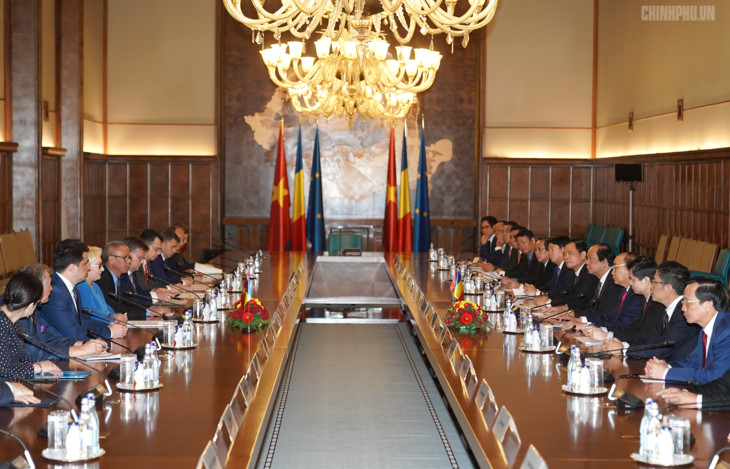 Việt Nam - Romania cam kết thúc đẩy hợp tác song phương