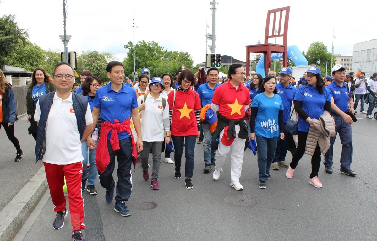 Việt Nam tham dự sự kiện thể thao cộng đồng tại Geneva, Thụy Sỹ