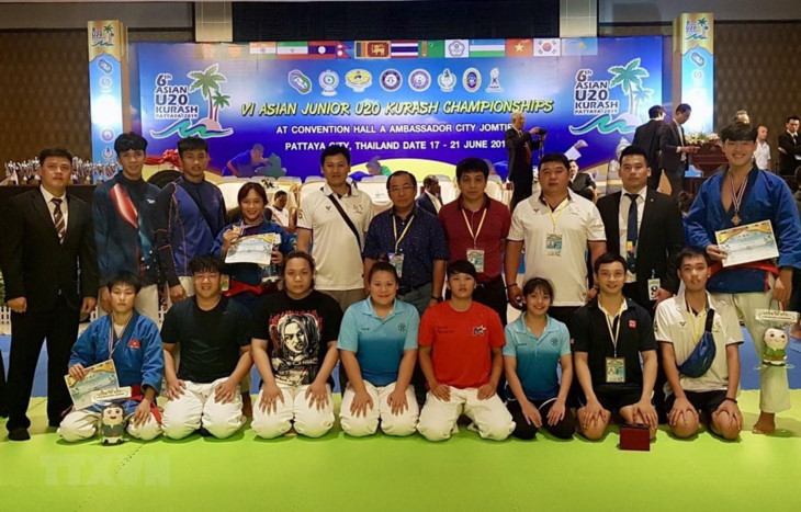 Việt Nam giành nhiều huy chương tại Giải vô địch Kurash trẻ châu Á