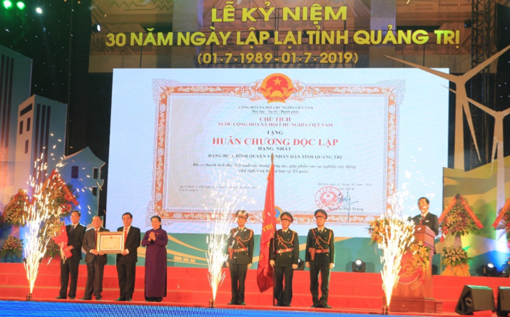 Lễ kỷ niệm 30 năm ngày tái lập tỉnh Quảng Trị