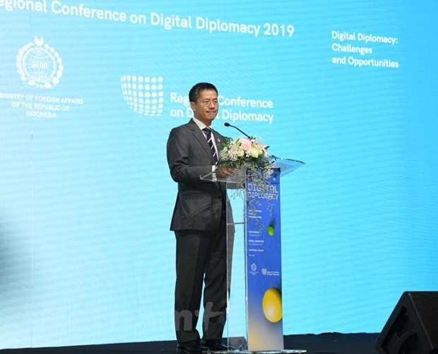 Đoàn Việt Nam tham dự Hội nghị khu vực về ngoại giao kỹ thuật số