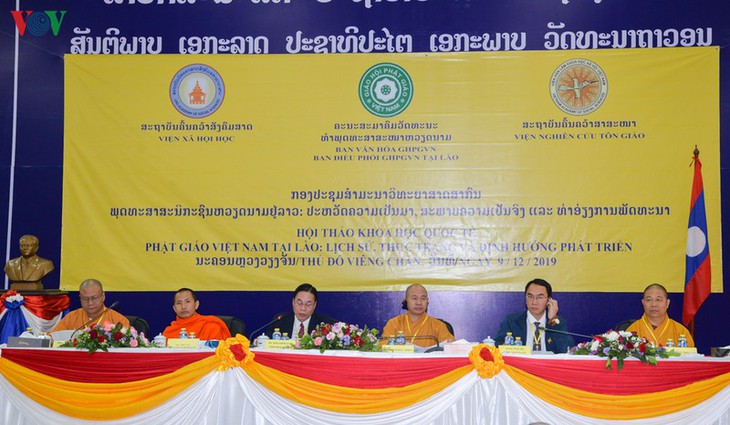 Hội thảo 'Phật giáo Việt Nam tại Lào'