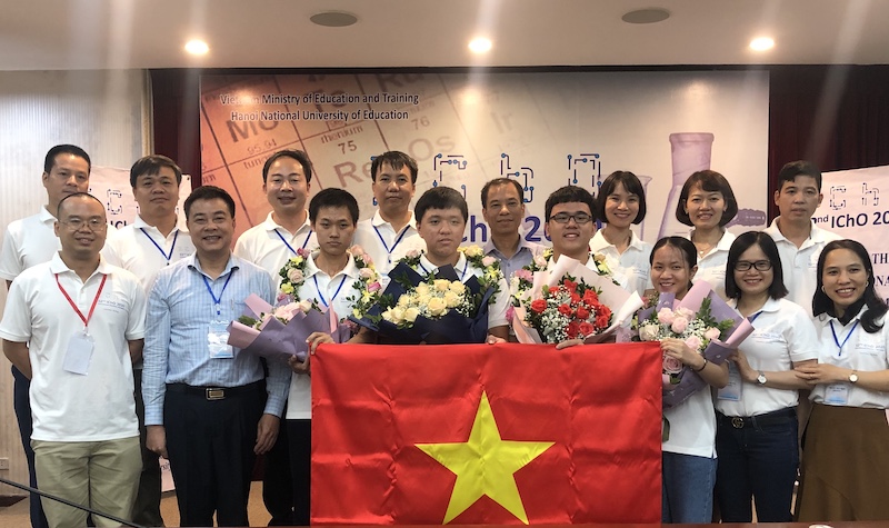 Việt Nam đoạt bốn Huy chương vàng Olympic Hóa học quốc tế