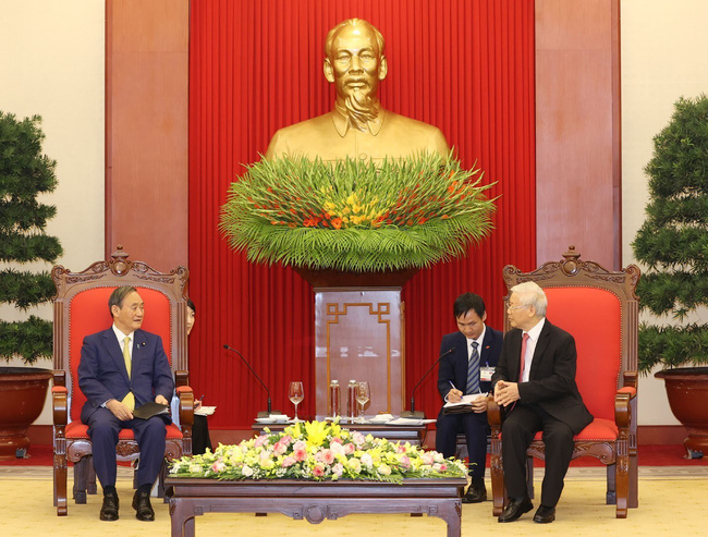 Tổng Bí thư, Chủ tịch nước: Thủ tướng Nhật Bản chọn đến thăm Việt Nam thể hiện sự coi trọng đặc biệt