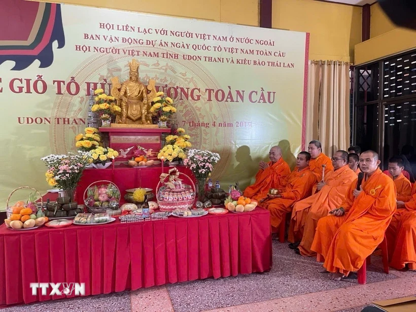 Kiều bào Thái Lan thành kính tổ chức lễ Giỗ Tổ Hùng Vương