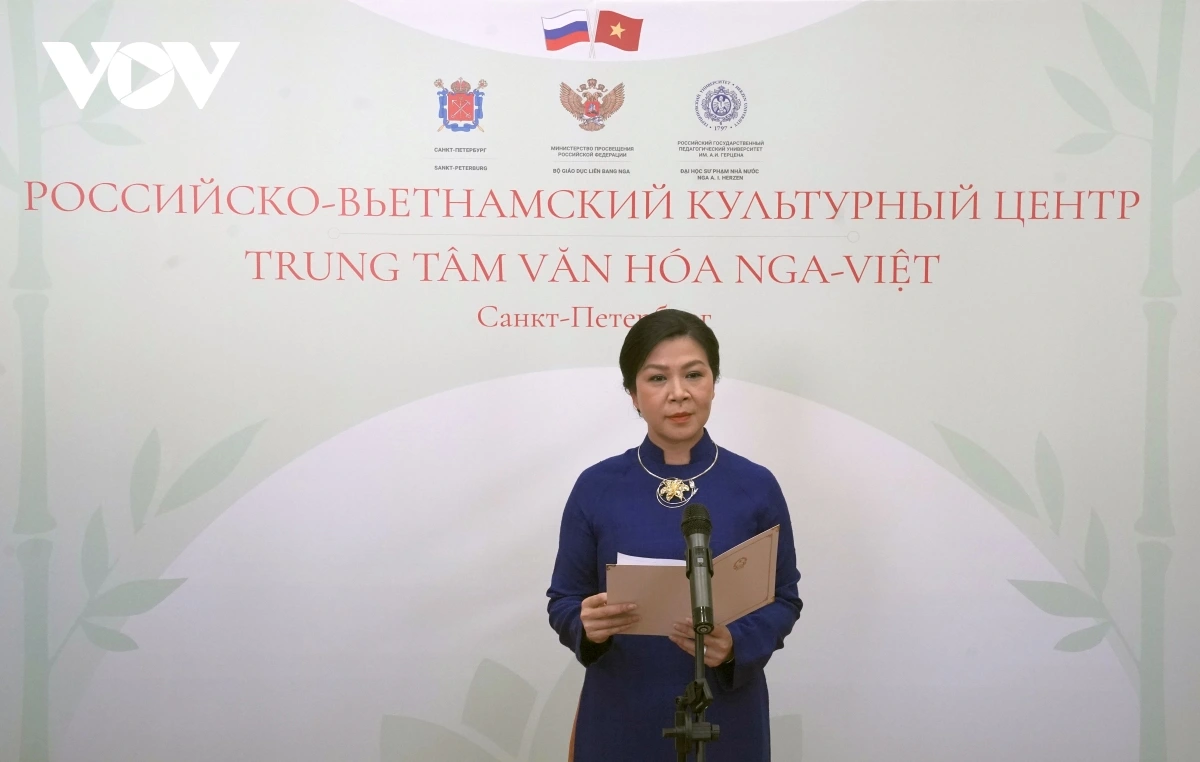 Khai trương Trung tâm Văn hóa Nga - Việt tại Saint Petersburg