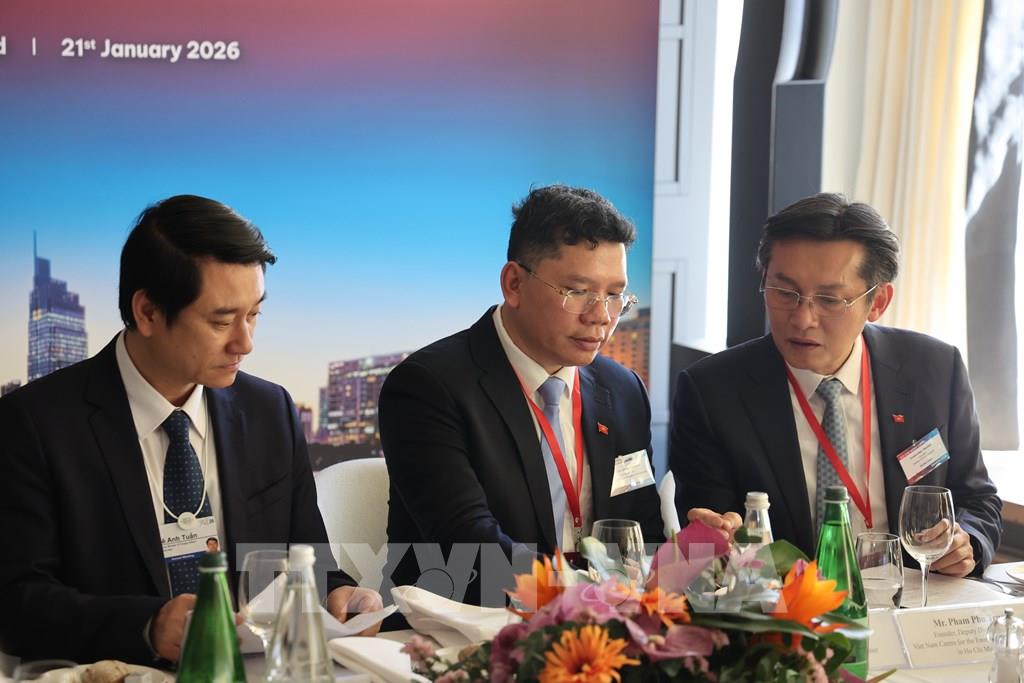 TP. Hồ Chí Minh quảng bá Trung tâm Tài chính quốc tế Việt Nam tại WEF Davos 2026