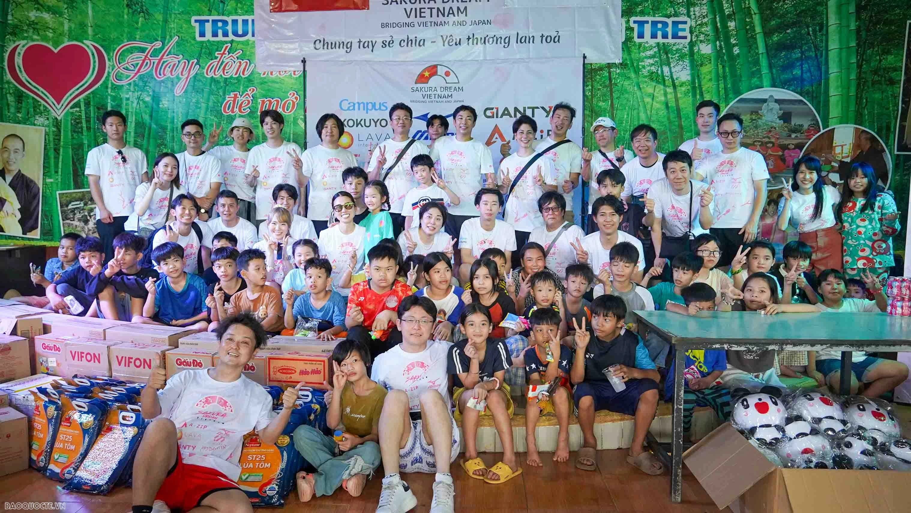 Làng Tre (Đồng Nai) đón những người bạn đến từ Nhật Bản, lan tỏa yêu thương đến trẻ em mồ côi