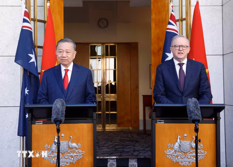 Tuyên bố chung về làm sâu sắc quan hệ Đối tác Chiến lược Toàn diện Việt Nam-Australia