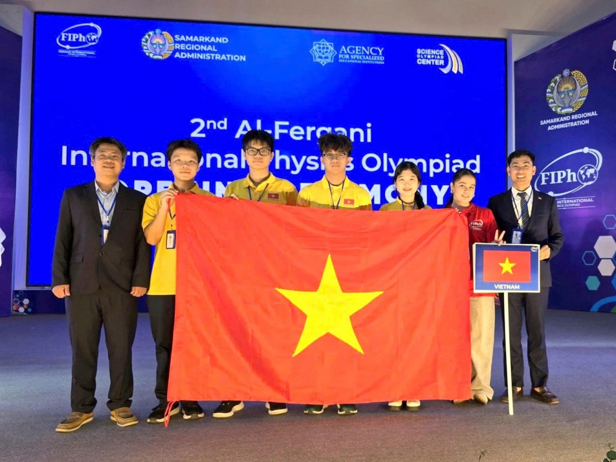 Việt Nam giành 4 huy chương tại Olympic Vật lý quốc tế Al-Fergani