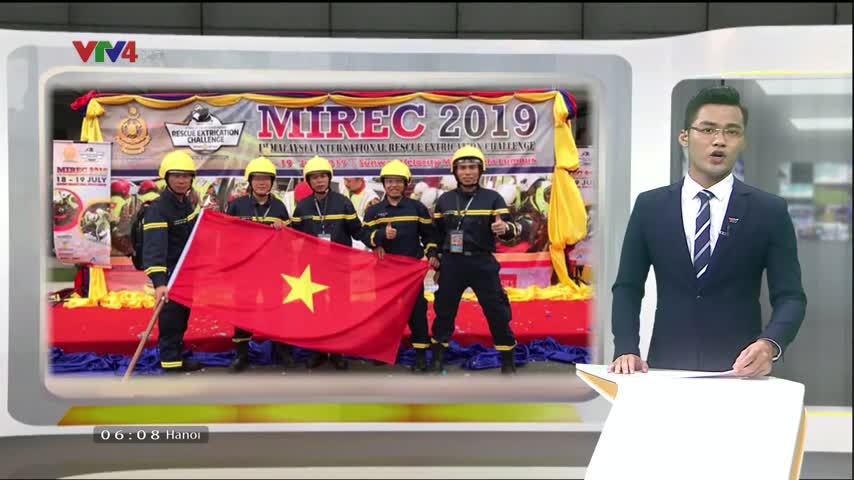 Việt Nam đạt giải nhất tại cuộc thi cứu nạn cứu hộ quốc tế Malaysia