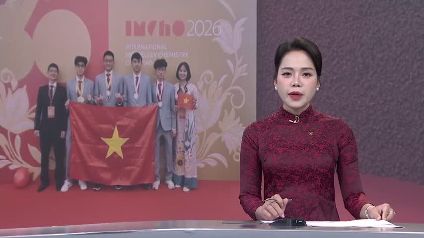 Việt Nam giành 2 HCV tại Olympic Hóa học quốc tế Mendeleev