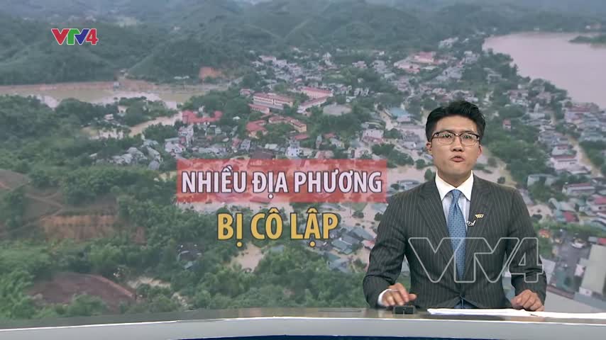 Nhiều khu dân cư bị nước lũ bủa vây