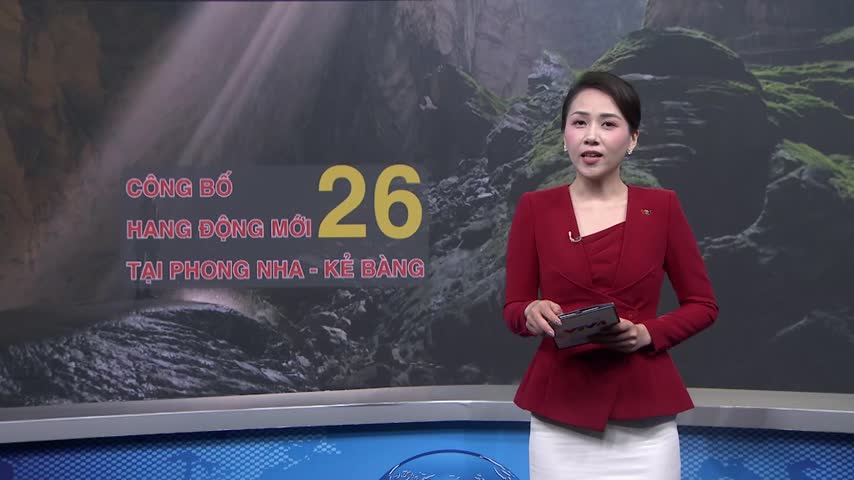Công bố 26 hang động mới tại Phong Nha - Kẻ Bàng