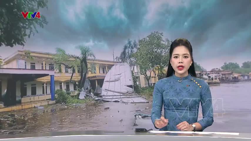 Thiệt hại ban đầu từ bão số 5 ở ven biển Nghệ An