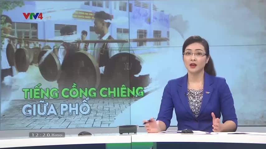 Tiếng cồng chiêng giữa phố