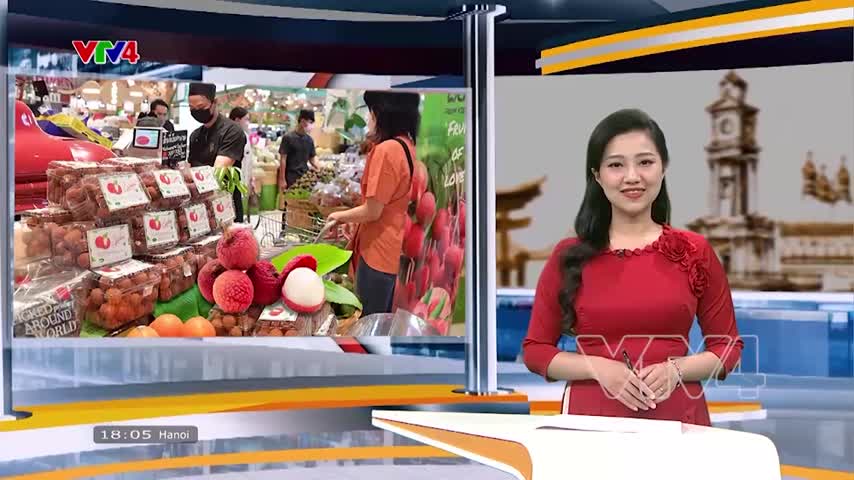Vải thiều Bắc Giang chinh phục người tiêu dùng Thái Lan