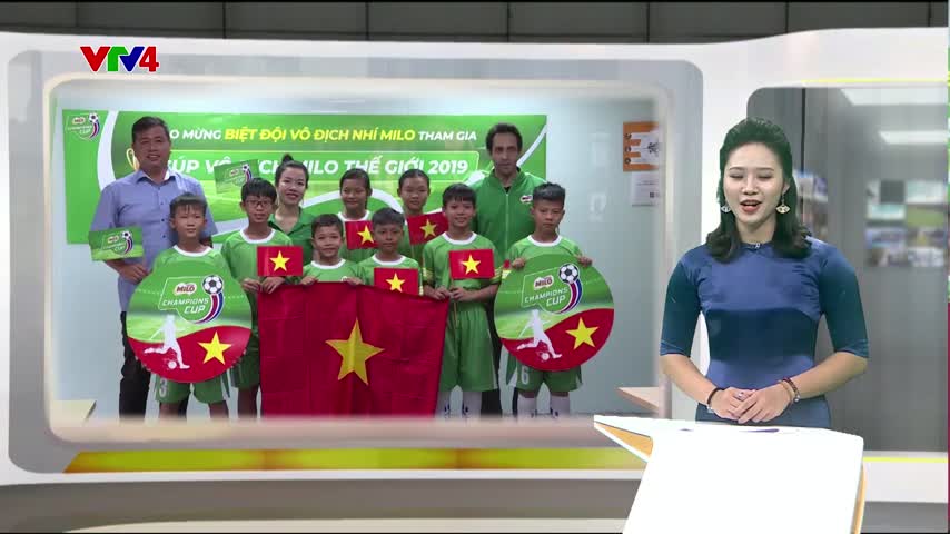 Cầu thủ nhí Việt Nam tham gia giải Milo vô địch thế giới