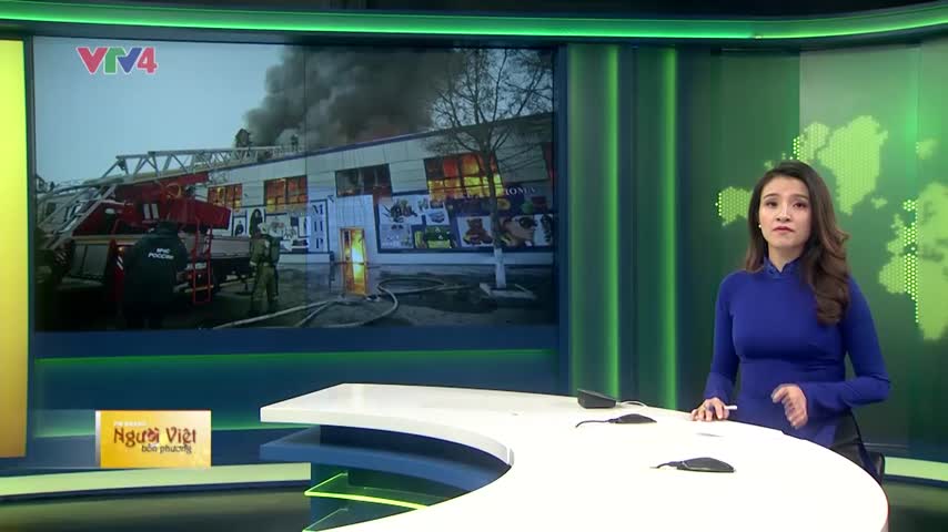 Cháy khu chợ Việt ở Orenburg, Liên bang Nga