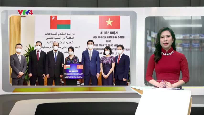 Tiếp nhận viện trợ của nhân dân Oman ủng hộ nhân dân Việt Nam bị ảnh hưởng lũ lụt