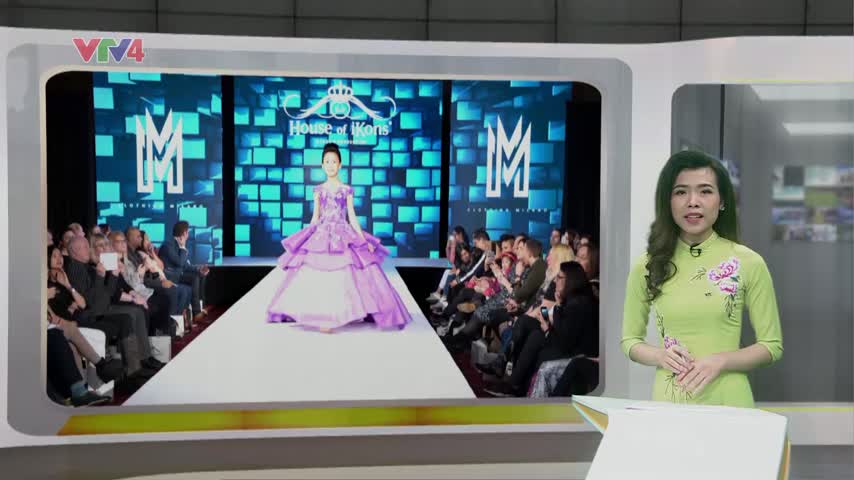 Người mẫu nhí Việt Nam trình diễn veddette tại London FashionWeek