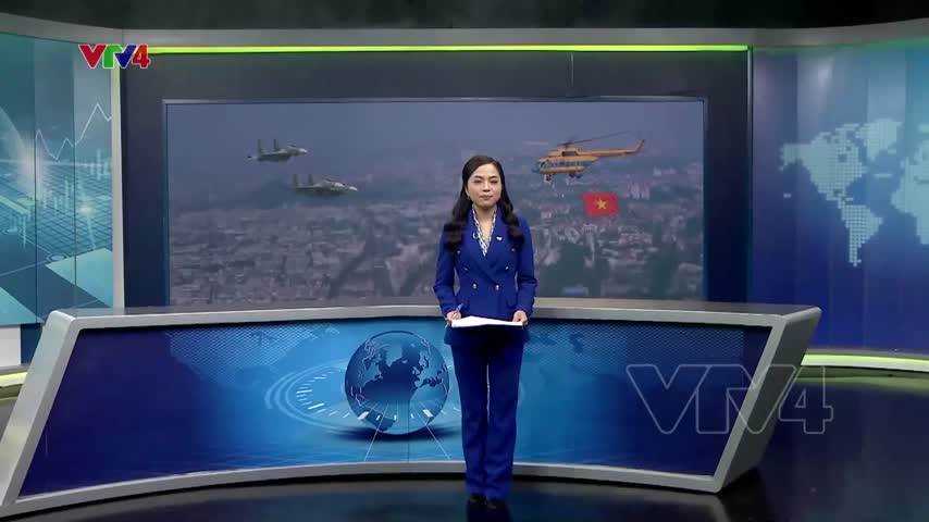  Không quân huấn luyện bay đội hình phục vụ đại lễ