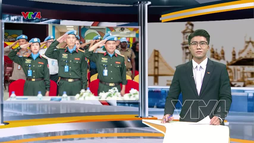 UNMISS trao Huy chương Gìn giữ Hòa bình cho 3 sĩ quan Công an Việt Nam