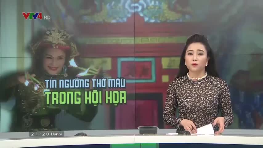 Họa sỹ 20 năm tâm huyết với tranh sơn mài hầu đồng