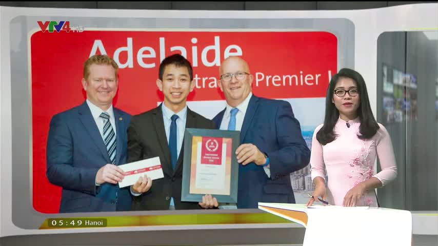 Một sinh viên Việt giành giải sinh viên quốc tế xuất sắc Nam Australia