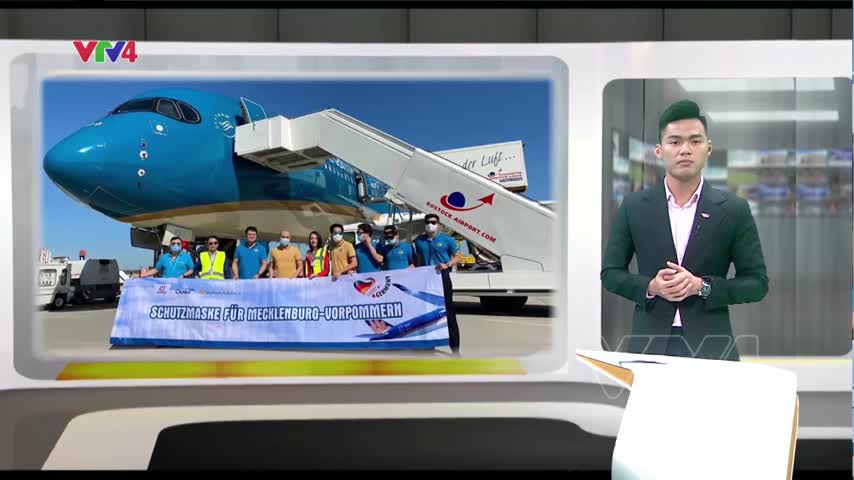 Chuyến bay hàng y tế Việt Nam tới vùng Bắc nước Đức