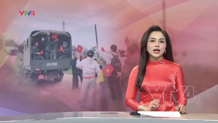 Xúc động giây phút chia tay sau ''chiến dịch Quang Trung''