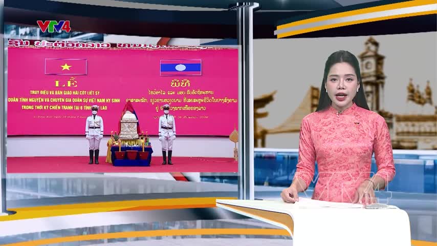 Hồi hương hài cốt liệt sỹ tại 6 tỉnh Bắc Lào