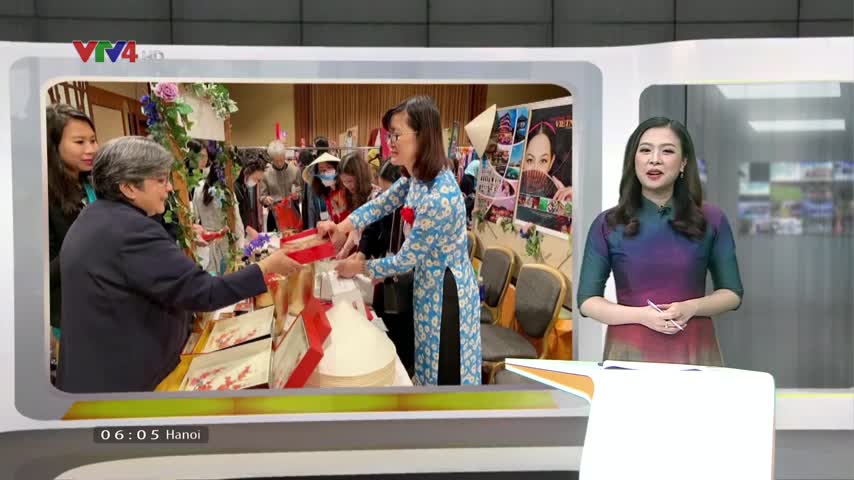 Hàng hóa Việt Nam thu hút nhiều khách tại hội chợ từ thiện ở Nhật Bản