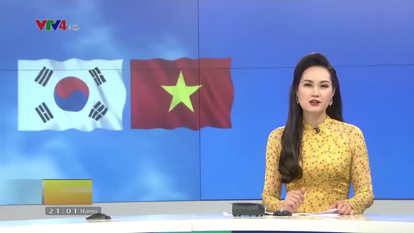 Chủ tịch nước chiêu đãi trọng thể Tổng thống Hàn Quốc