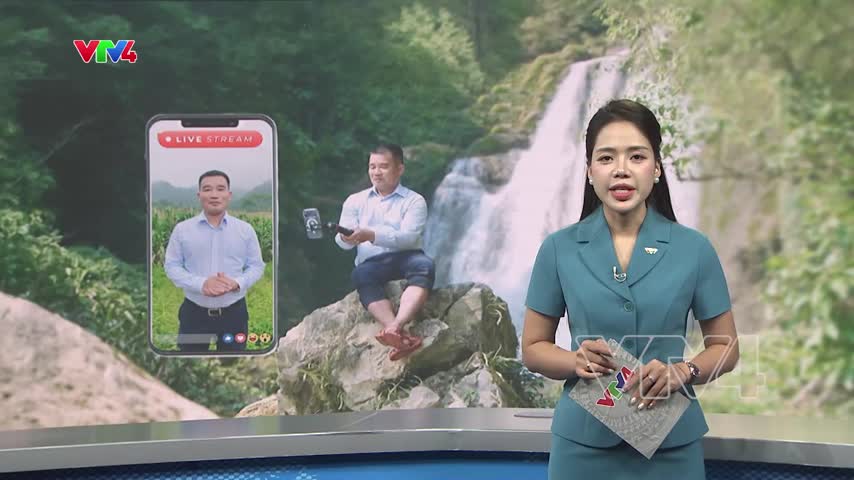 Bí thư xã quảng bá vẻ đẹp quê hương