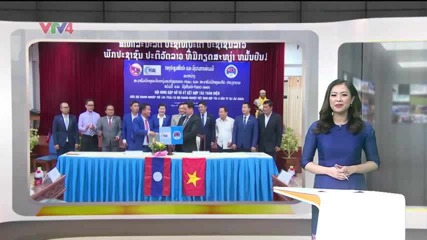 Hội Doanh nghiệp Việt Nam hợp tác và đầu tư tại Lào và Hội doanh nghiệp trẻ Lào ký thoả thuận hợp tác