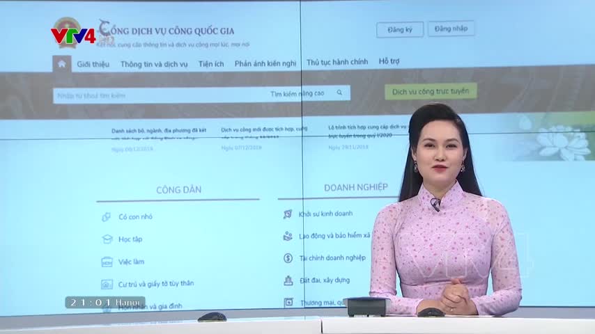 Khai trương cổng dịch vụ công quốc gia