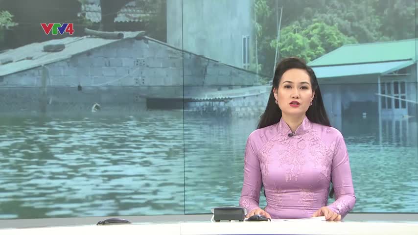 Lũ dâng cao tại các xã của thành phố Phủ Lý