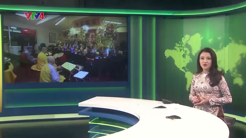 Đi chùa đón năm mới ở Mỹ